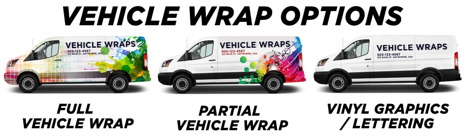 Suwanee Vehicle Wraps vehicle wrap options